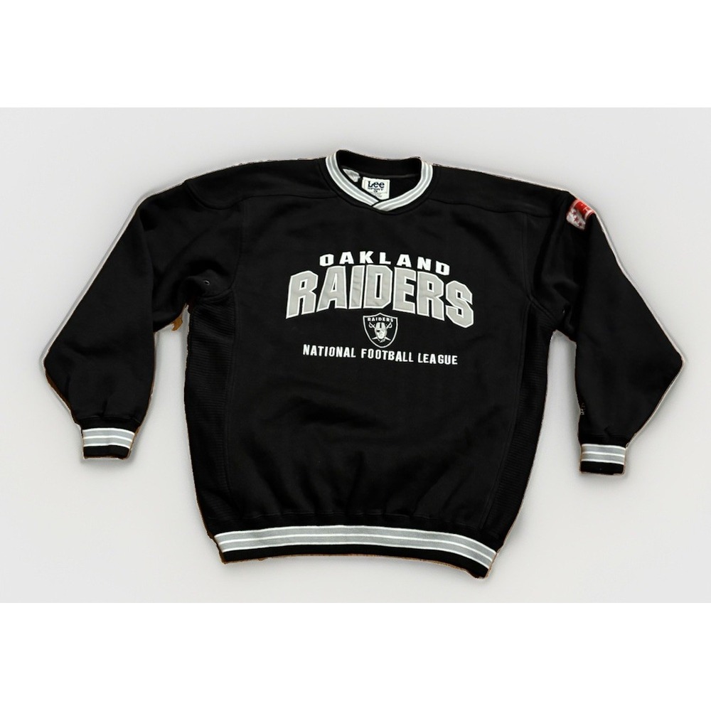 Vintage Lee Sport Oakland Raiders Sweatshirt L 90s Rap Eazy E Ice Cube Nutmeg